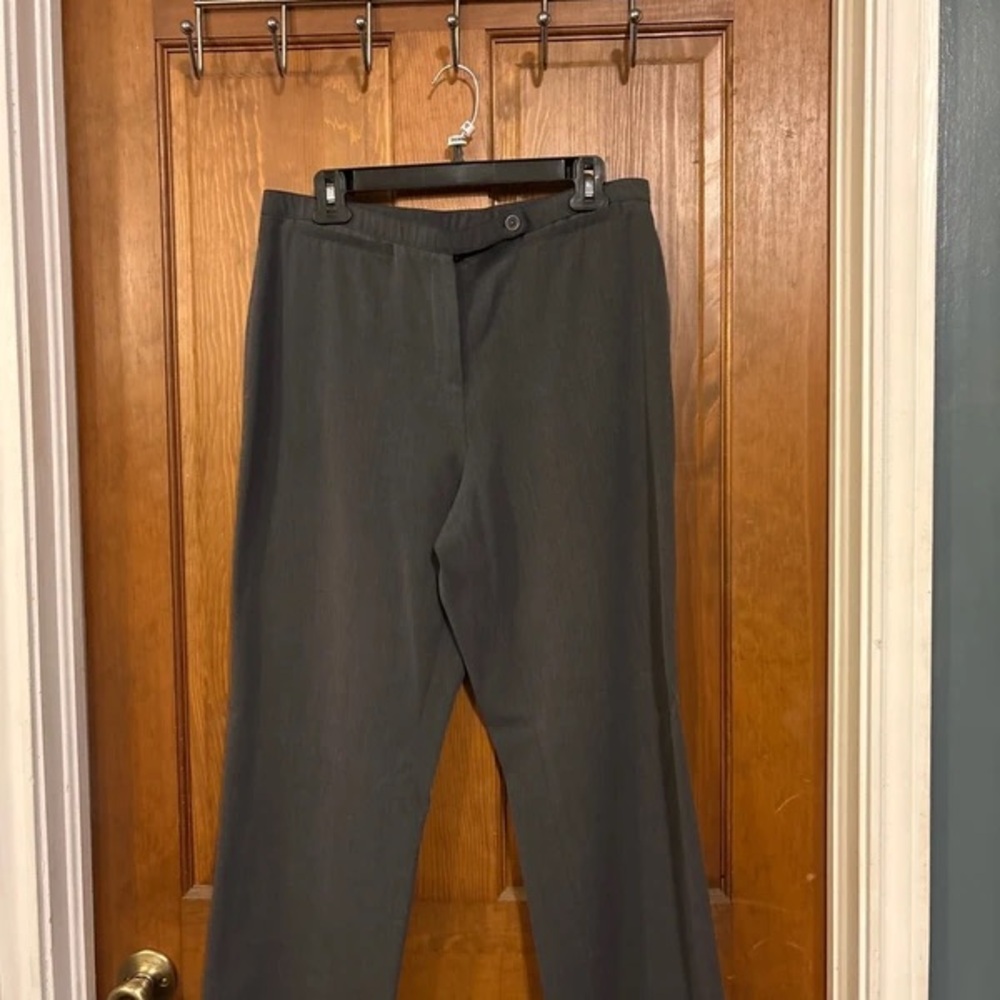 Men's Tailored Straight Dress Pants - Charcoal
